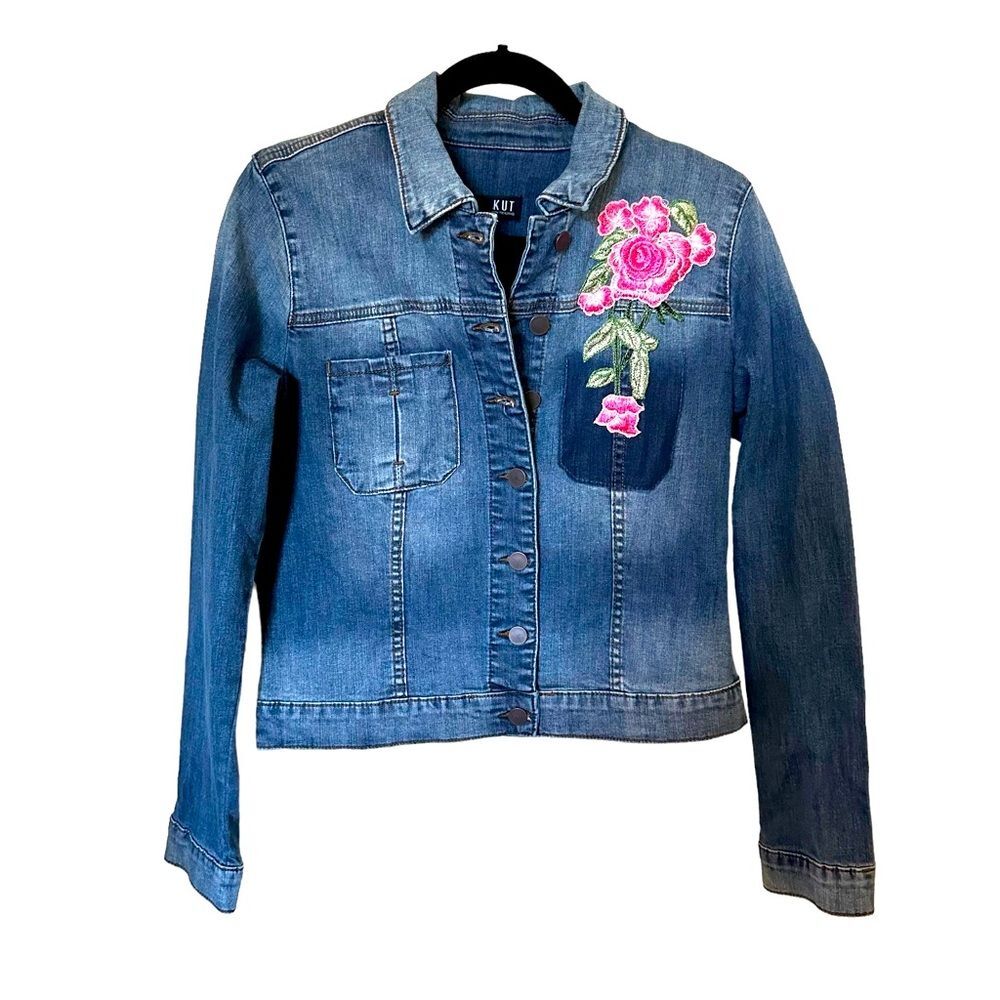 KUT from the Kloth Denim Floral Jacket, Medium Women’s NWT